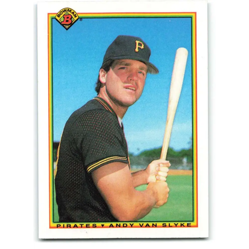 1990 Bowman #171 Andy Van Slyke NM-MT Pittsburgh Pirates Baseball Card  Image 1