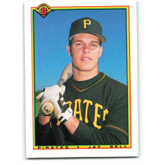 1990 Bowman #174 Jay Bell NM-MT Pittsburgh Pirates Baseball Card  Image 1