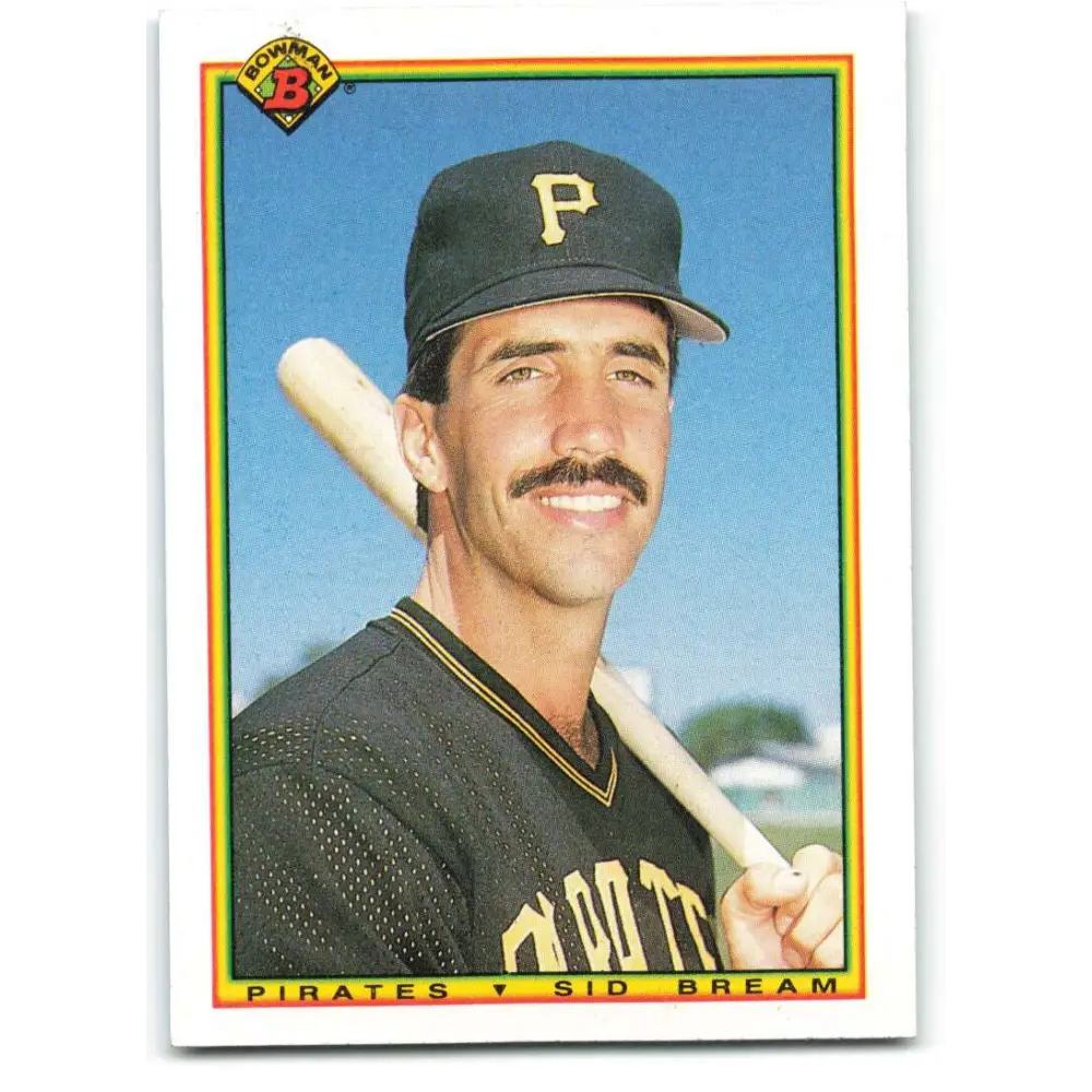 1990 Bowman #175 Sid Bream NM-MT Pittsburgh Pirates Baseball Card  Image 1