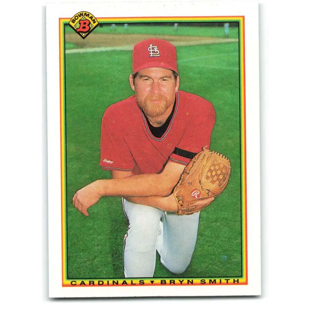 1990 Bowman #184 Bryn Smith NM-MT St. Louis Cardinals Baseball Card  Image 1