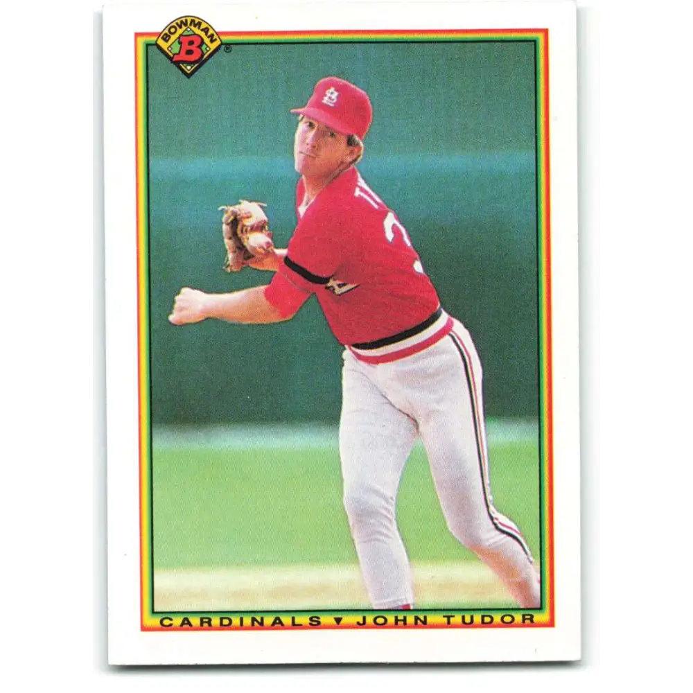 1990 Bowman #188 John Tudor NM-MT St. Louis Cardinals Baseball Card  Image 1