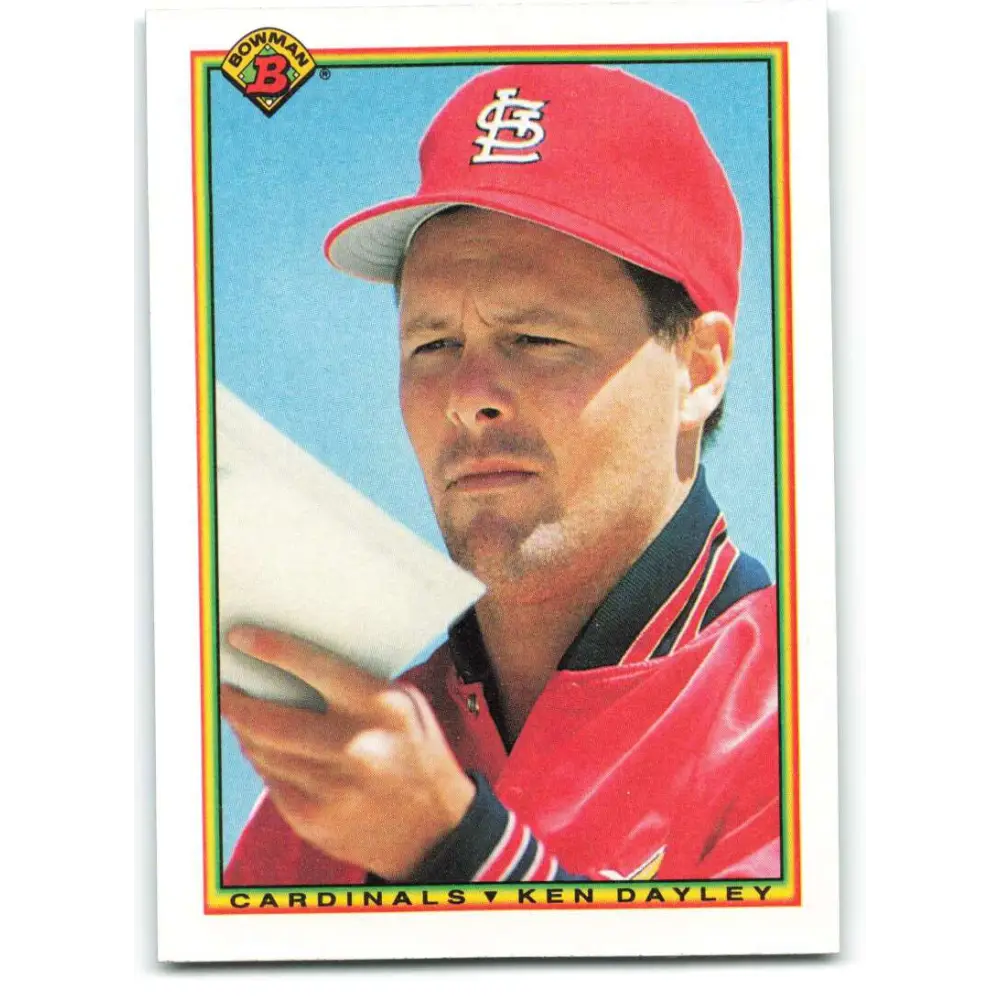 1990 Bowman #191 Ken Dayley NM-MT St. Louis Cardinals Baseball Card  Image 1