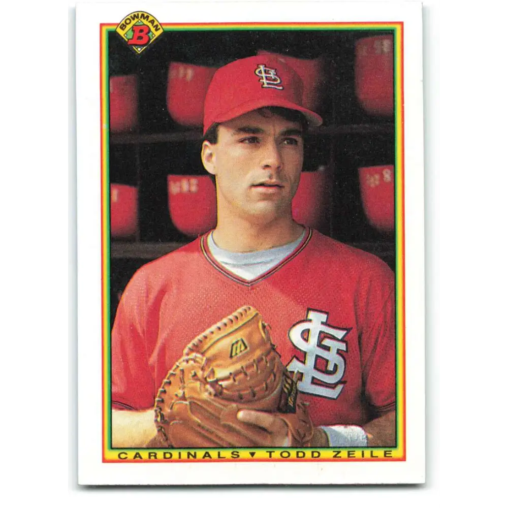 1990 Bowman #193 Todd Zeile NM-MT St. Louis Cardinals Baseball Card  Image 1