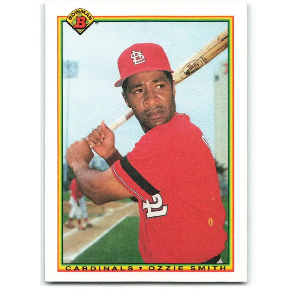 1990 Bowman #195 Ozzie Smith NM-MT St. Louis Cardinals Baseball Card  Image 1