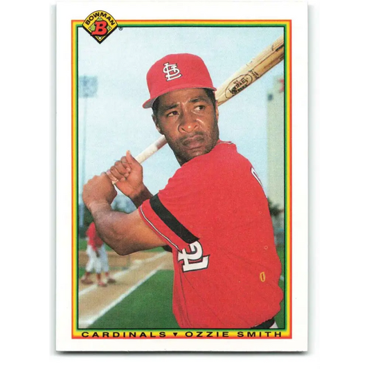 1990 Bowman #195 Ozzie Smith NM-MT St. Louis Cardinals Baseball Card  Image 1