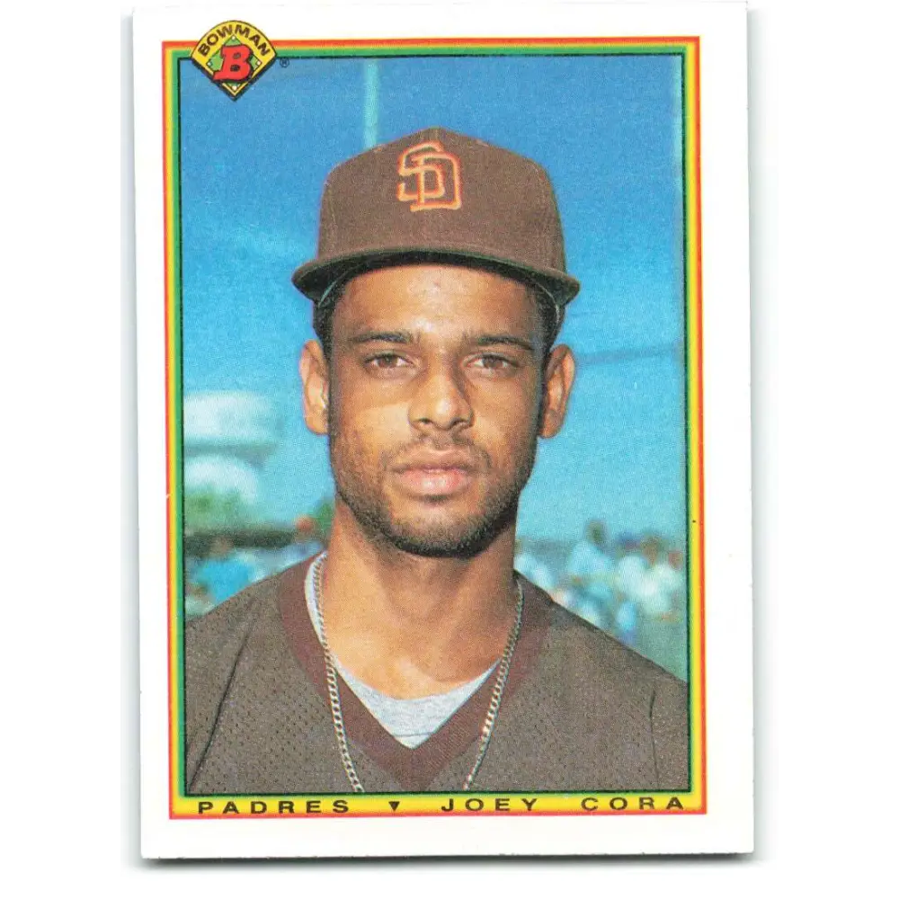 1990 Bowman #211 Joey Cora NM-MT San Diego Padres Baseball Card  Image 1