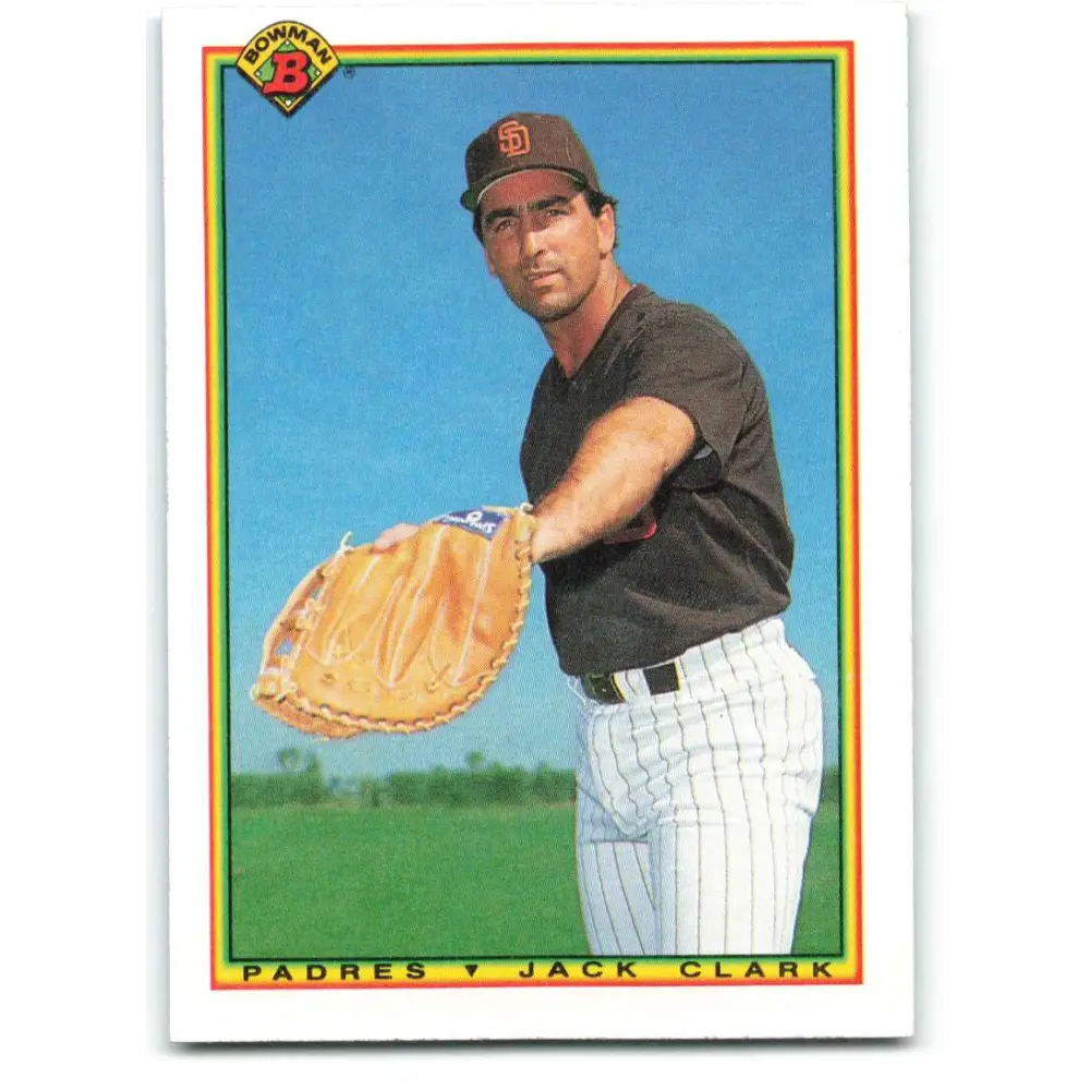 1990 Bowman #214 Jack Clark NM-MT San Diego Padres Baseball Card  Image 1