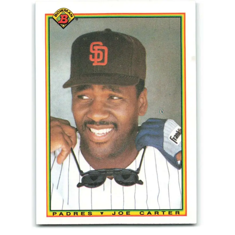 1990 Bowman #220 Joe Carter NM-MT San Diego Padres Baseball Card  Image 1
