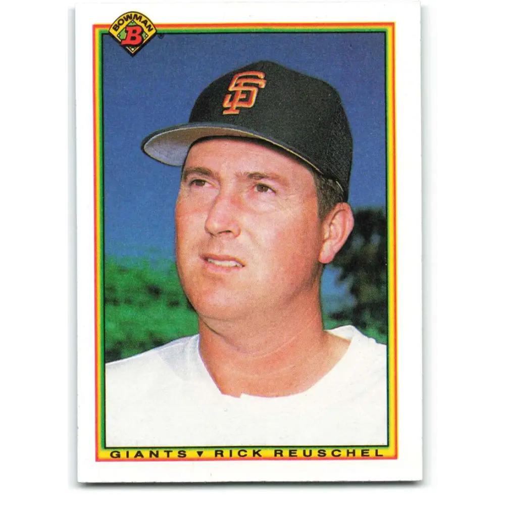 1990 Bowman #223 Rick Reuschel NM-MT San Francisco Giants Baseball Card  Image 1
