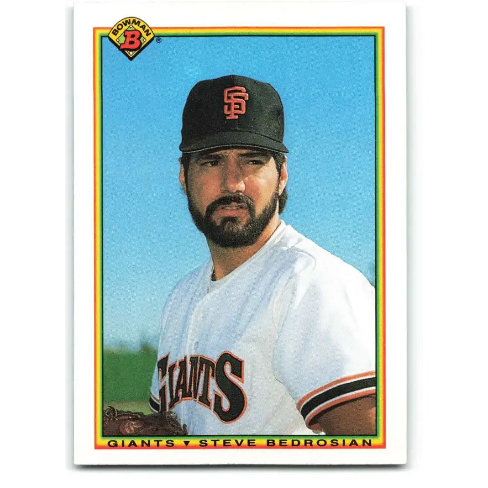 1990 Bowman #226 Steve Bedrosian NM-MT San Francisco Giants Baseball Card  Image 1