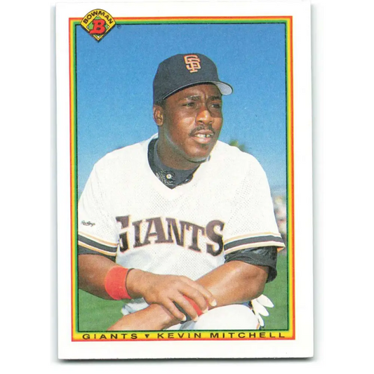 1990 Bowman #232 Kevin Mitchell NM-MT San Francisco Giants Baseball Card  Image 1