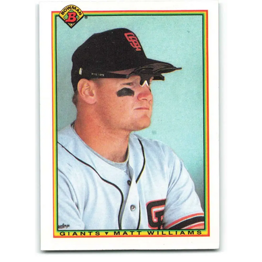 1990 Bowman #238 Matt Williams NM-MT San Francisco Giants Baseball Card  Image 1