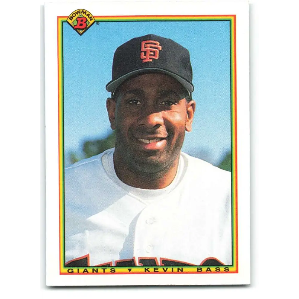 1990 Bowman #240 Kevin Bass NM-MT San Francisco Giants Baseball Card  Image 1