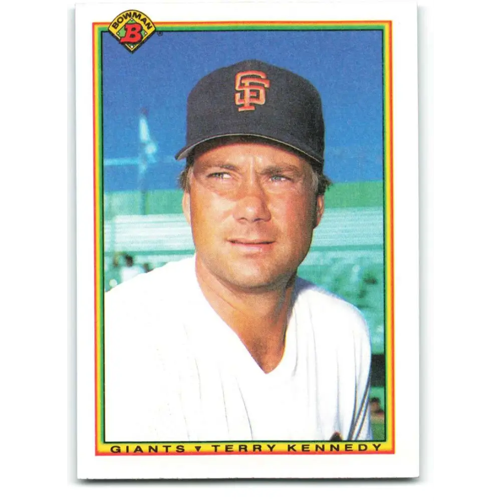 1990 Bowman #241 Terry Kennedy NM-MT San Francisco Giants Baseball Card  Image 1