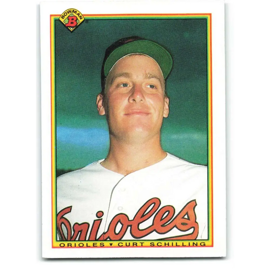1990 Bowman #246 Curt Schilling NM-MT Baltimore Orioles Baseball Card  Image 1