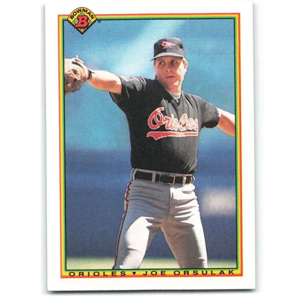 1990 Bowman #252 Joe Orsulak NM-MT Baltimore Orioles Baseball Card  Image 1