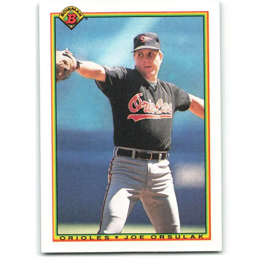 1990 Bowman #252 Joe Orsulak NM-MT Baltimore Orioles Baseball Card  Image 1