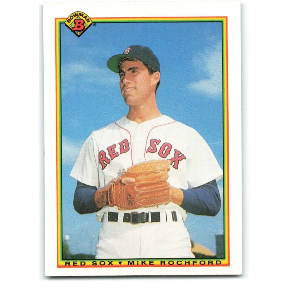 1990 Bowman #264 Mike Rochford NM-MT Boston Red Sox Baseball Card  Image 1