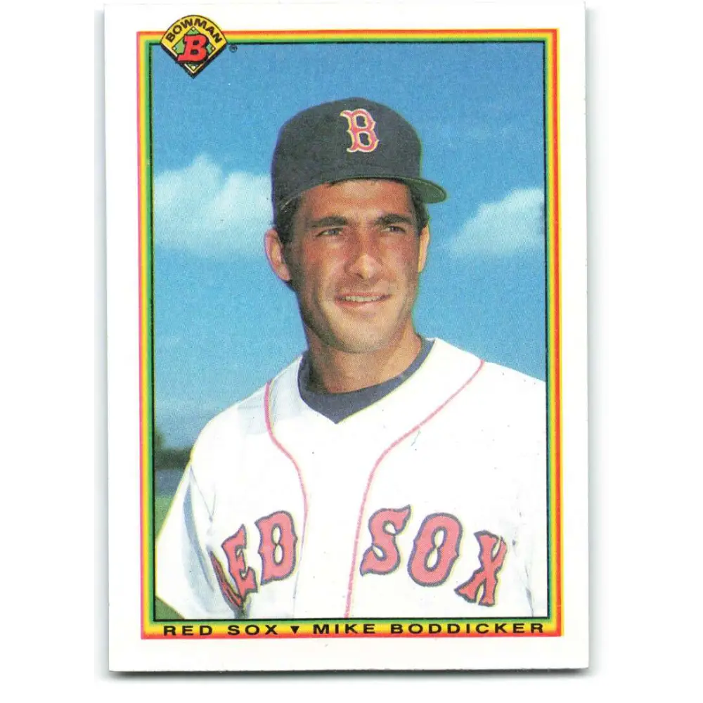 1990 Bowman #267 Mike Boddicker NM-MT Boston Red Sox Baseball Card  Image 1