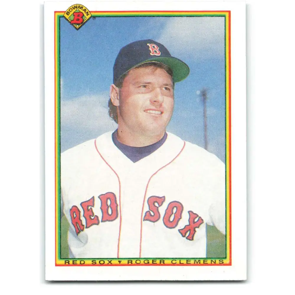 1990 Bowman #268 Roger Clemens NM-MT Boston Red Sox Baseball Card  Image 1