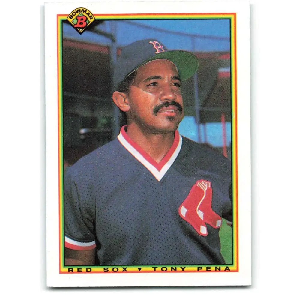 1990 Bowman #271 Tony Pena NM-MT Boston Red Sox Baseball Card  Image 1
