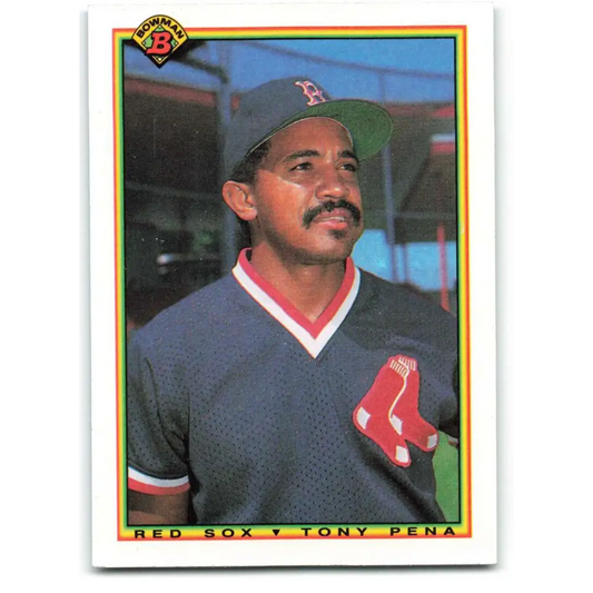 1990 Bowman #271 Tony Pena NM-MT Boston Red Sox Baseball Card  Image 1
