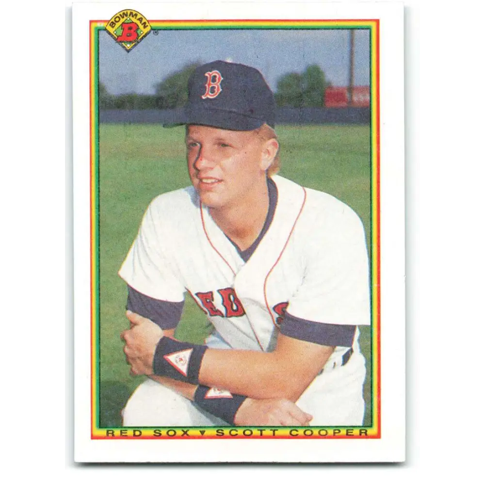 1990 Bowman #277 Scott Cooper NM-MT RC Rookie Boston Red Sox Baseball Card  Image 1