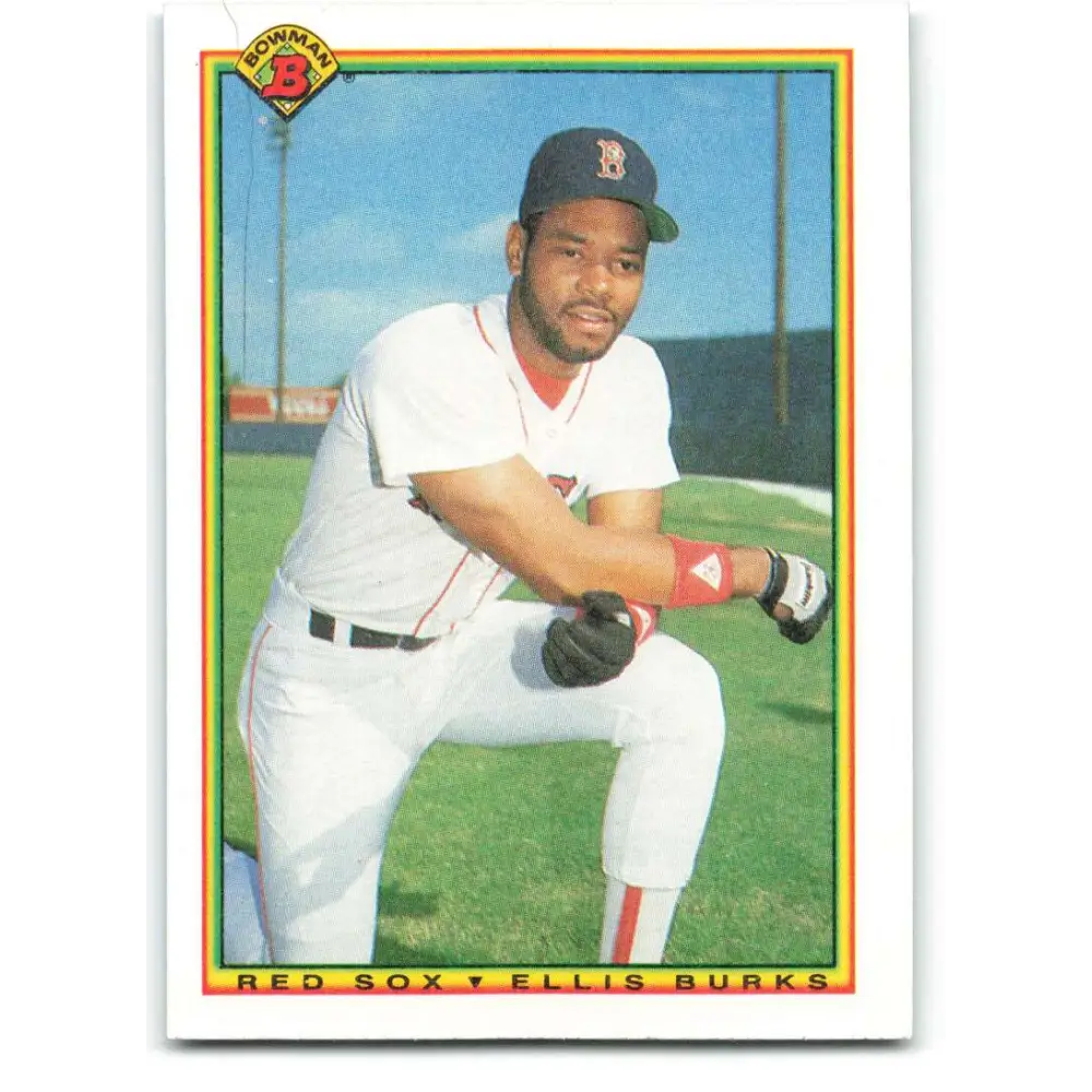 1990 Bowman #280 Ellis Burks NM-MT Boston Red Sox Baseball Card  Image 1