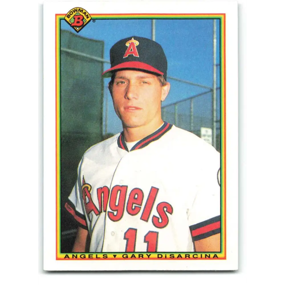 1990 Bowman #290 Gary DiSarcina NM-MT RC Rookie California Angels Baseball Card  Image 1