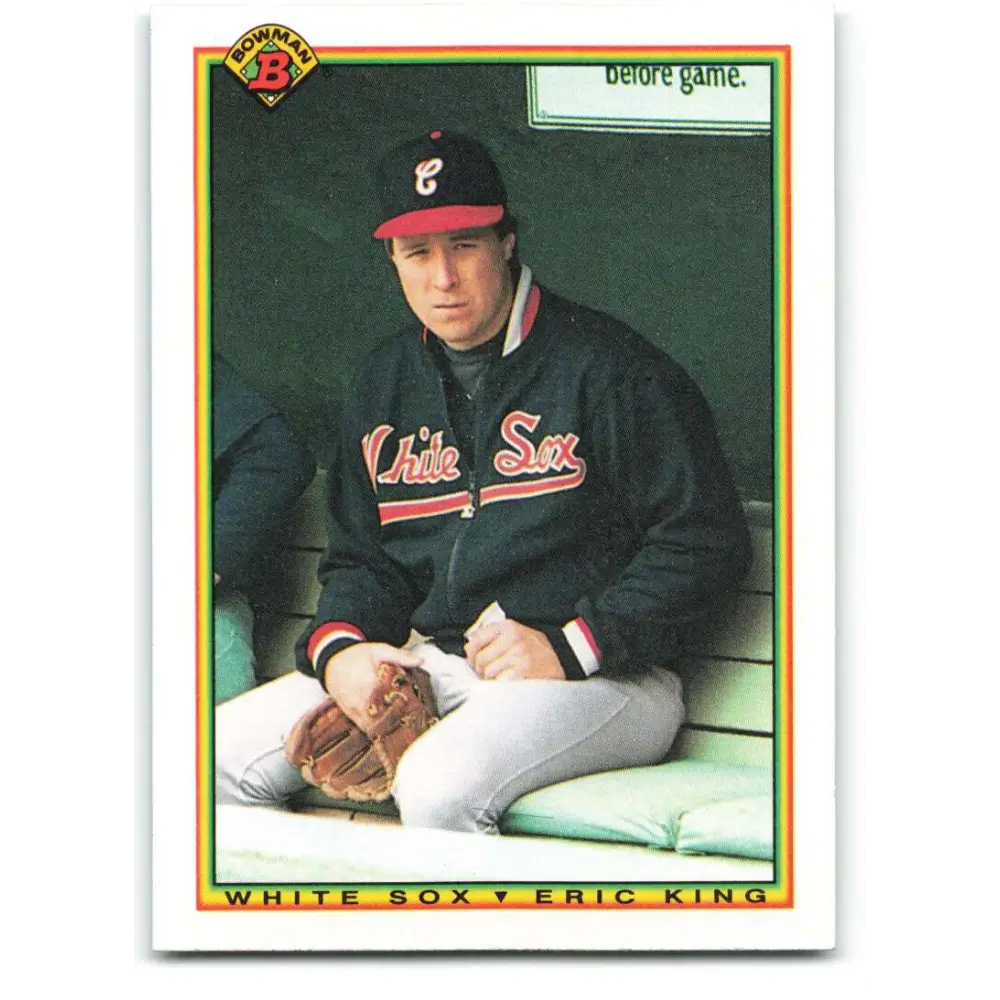 1990 Bowman #304 Eric King NM-MT Chicago White Sox Baseball Card  Image 1