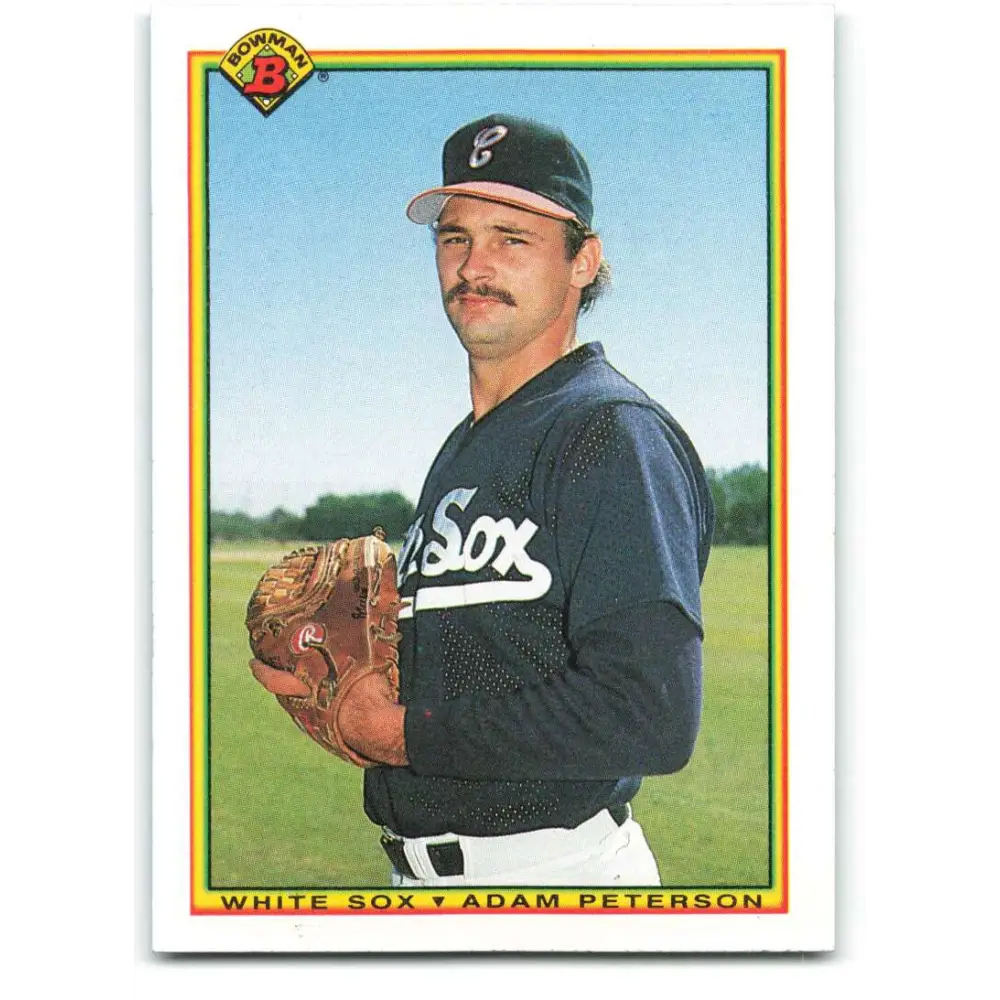 1990 Bowman #307 Adam Peterson NM-MT Chicago White Sox Baseball Card  Image 1