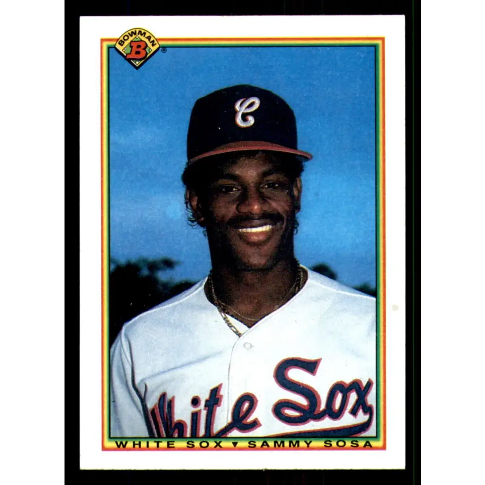 1990 Bowman #312 Sammy Sosa NM-MT RC Rookie Chicago White Sox Baseball Card  Image 1