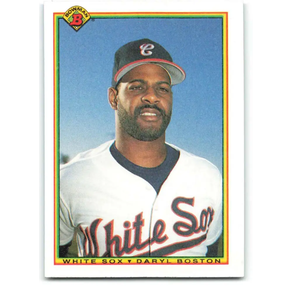 1990 Bowman #317 Daryl Boston NM-MT Chicago White Sox Baseball Card  Image 1