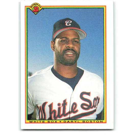 1990 Bowman #317 Daryl Boston NM-MT Chicago White Sox Baseball Card  Image 1