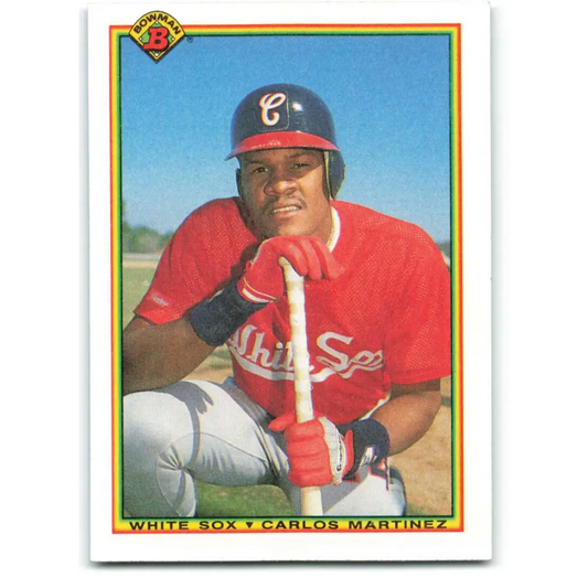 1990 Bowman #322 Carlos Martinez NM-MT Chicago White Sox Baseball Card  Image 1