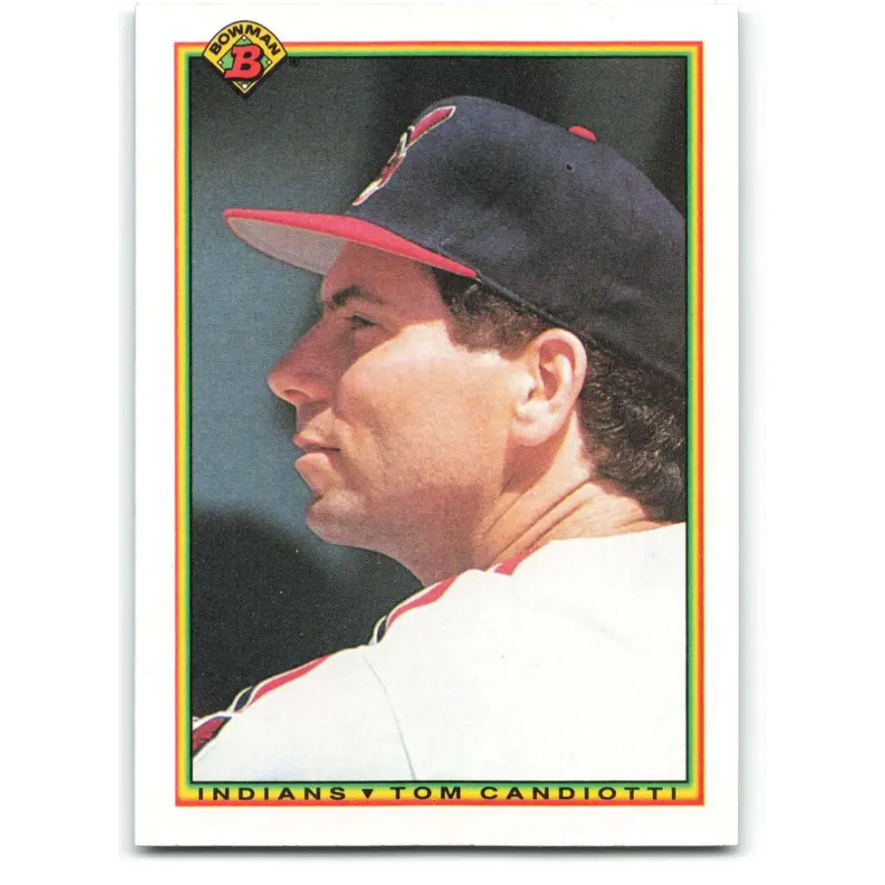 1990 Bowman #324 Tom Candiotti NM-MT Cleveland Indians Baseball Card  Image 1