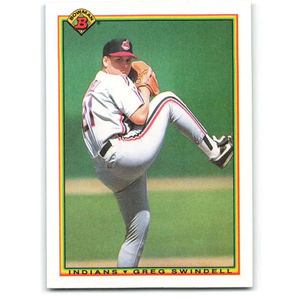 1990 Bowman #325 Greg Swindell NM-MT Cleveland Indians Baseball Card  Image 1