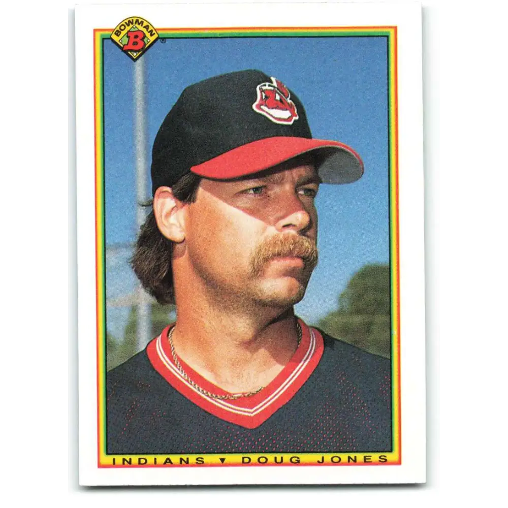 1990 Bowman #328 Doug Jones NM-MT Cleveland Indians Baseball Card  Image 1