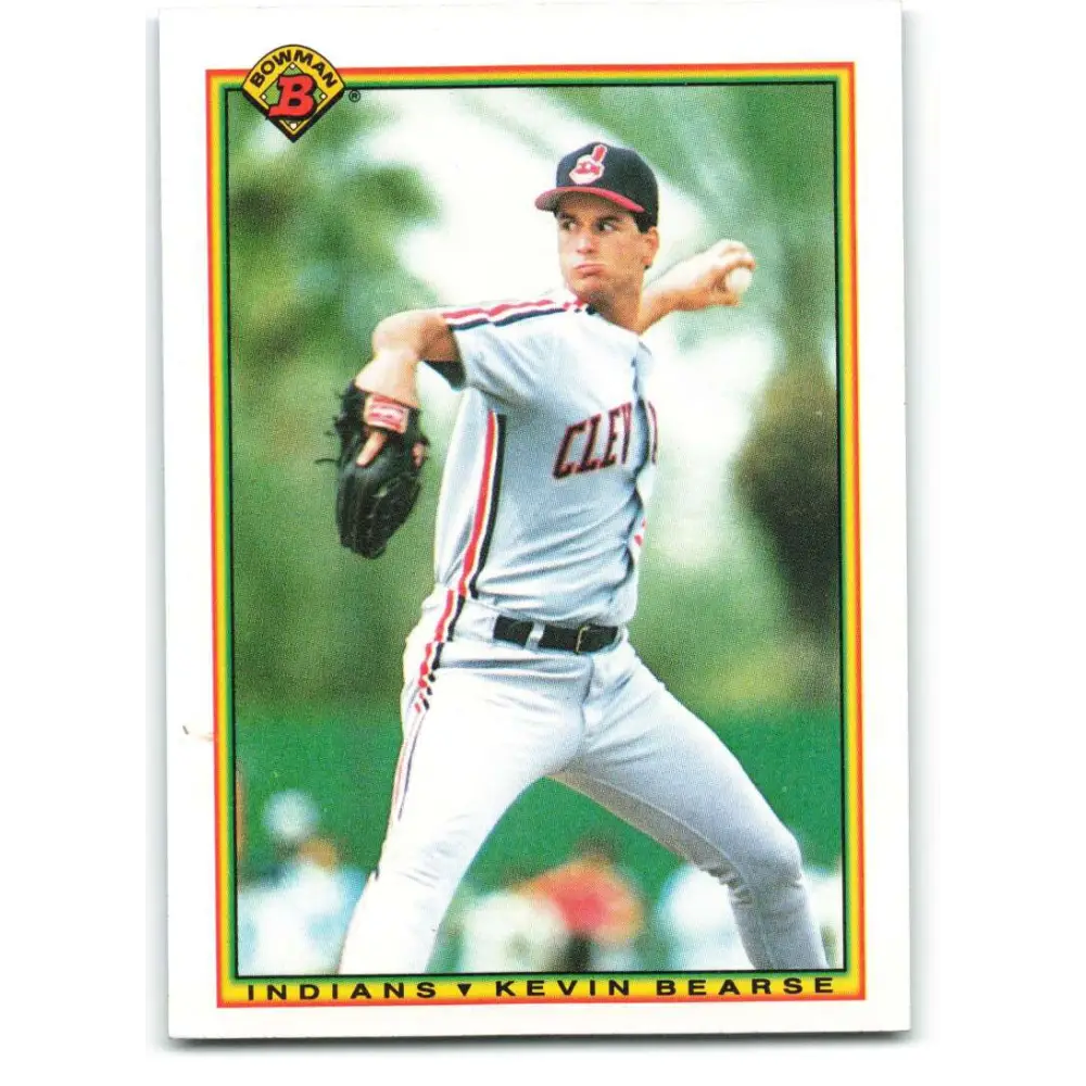 1990 Bowman #330 Kevin Bearse NM-MT RC Rookie Cleveland Indians Baseball Card  Image 1