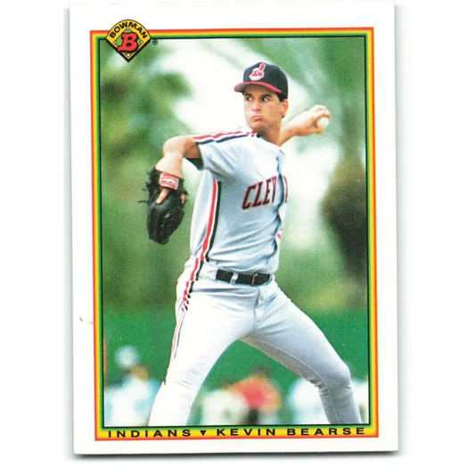 1990 Bowman #330 Kevin Bearse NM-MT RC Rookie Cleveland Indians Baseball Card  Image 1