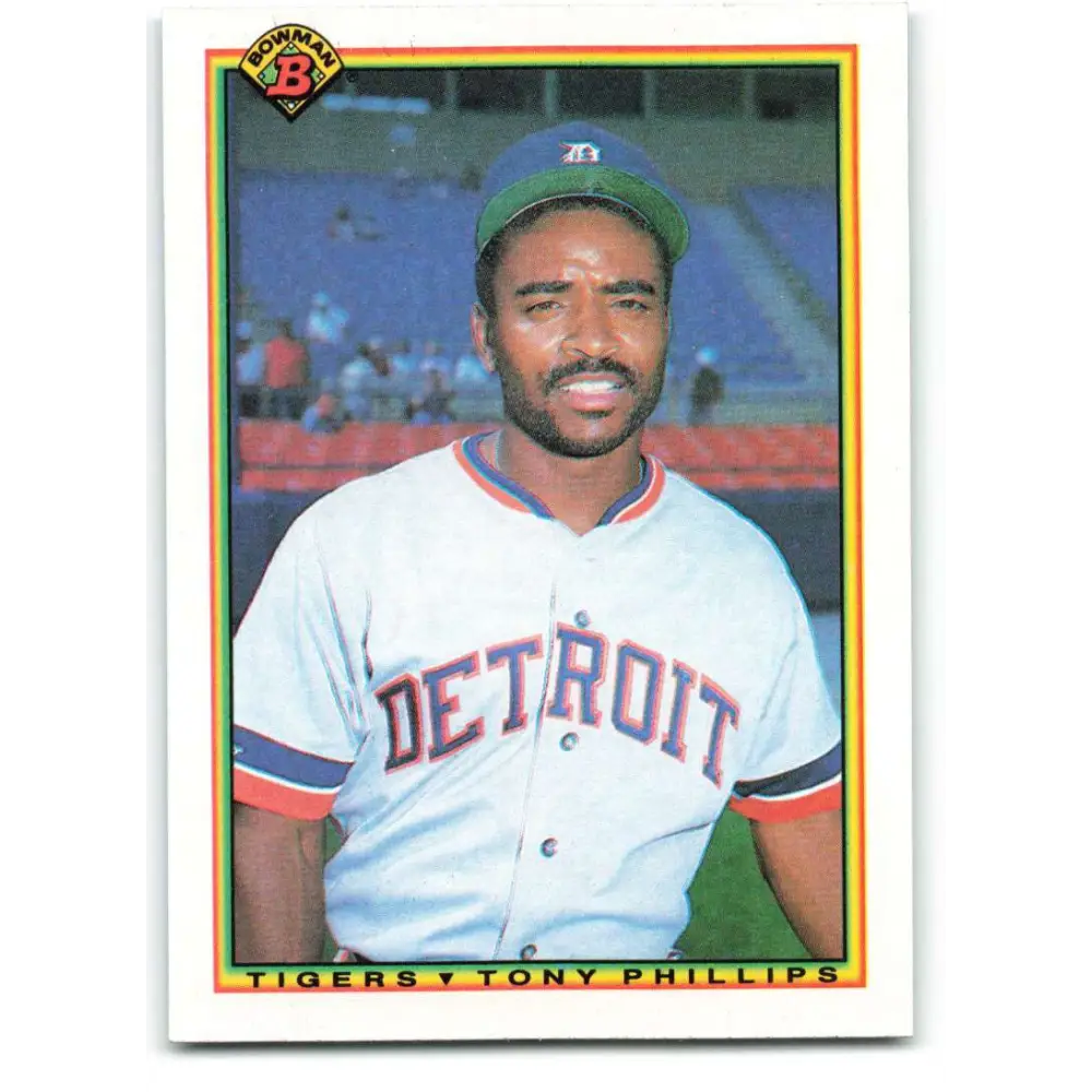 1990 Bowman #359 Tony Phillips NM-MT Detroit Tigers Baseball Card  Image 1