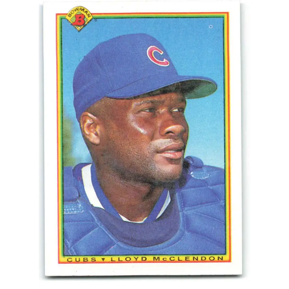 1990 Bowman #36 Lloyd McClendon NM-MT Chicago Cubs Baseball Card  Image 1