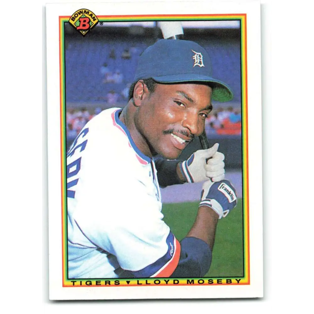 1990 Bowman #362 Lloyd Moseby NM-MT Detroit Tigers Baseball Card  Image 1