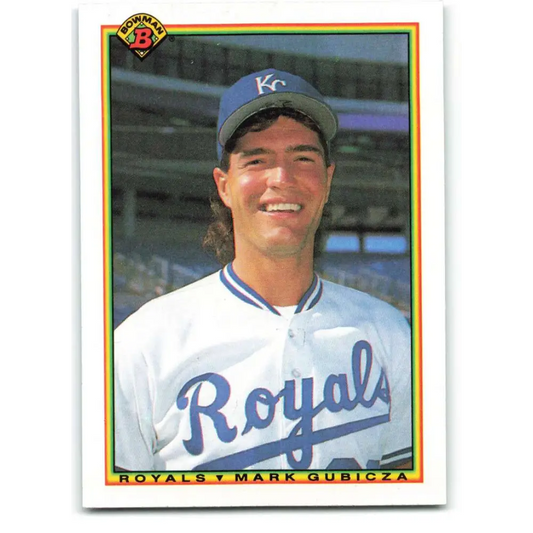 1990 Bowman #363 Mark Gubicza NM-MT Kansas City Royals Baseball Card  Image 1