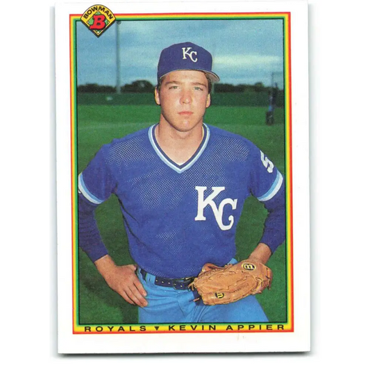 1990 Bowman #367 Kevin Appier NM-MT Kansas City Royals Baseball Card  Image 1