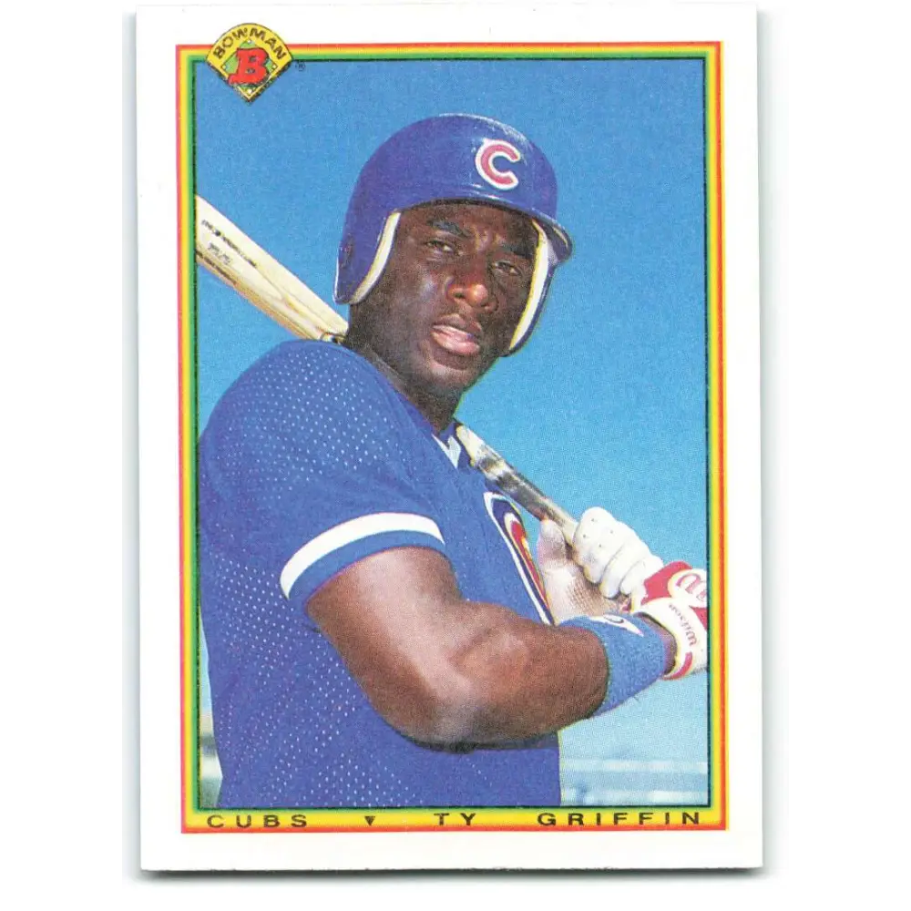 1990 Bowman #37 Ty Griffin NM-MT Chicago Cubs Baseball Card  Image 1