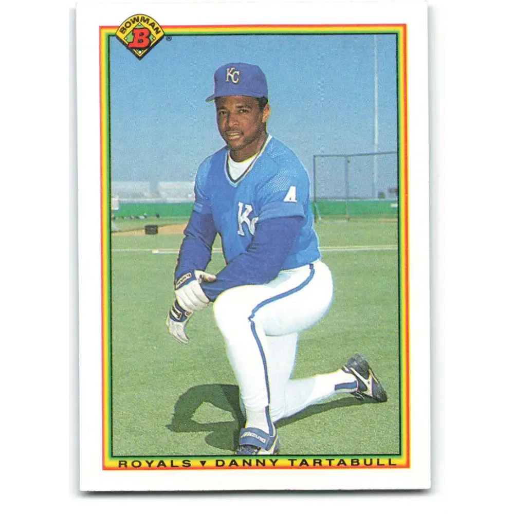 1990 Bowman #375 Danny Tartabull NM-MT Kansas City Royals Baseball Card  Image 1