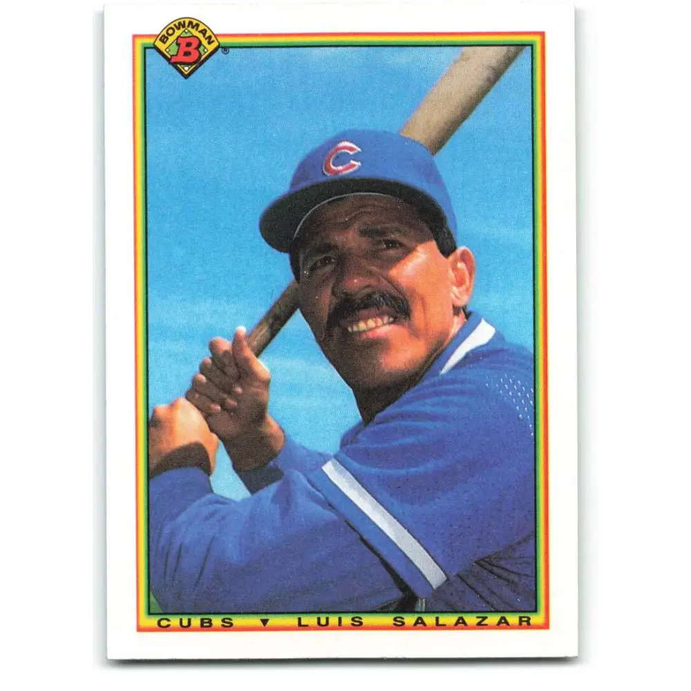 1990 Bowman #40 Luis Salazar NM-MT Chicago Cubs Baseball Card  Image 1