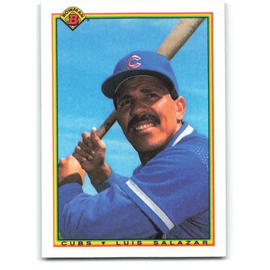 1990 Bowman #40 Luis Salazar NM-MT Chicago Cubs Baseball Card  Image 1