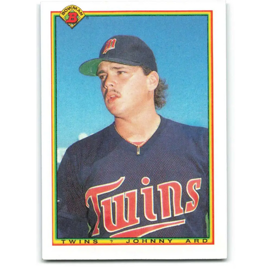 1990 Bowman #406 Johnny Ard NM-MT Minnesota Twins Baseball Card  Image 1